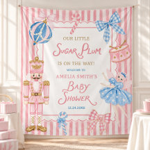 Sugar Plum Nutcracker Christmas Baby Shower