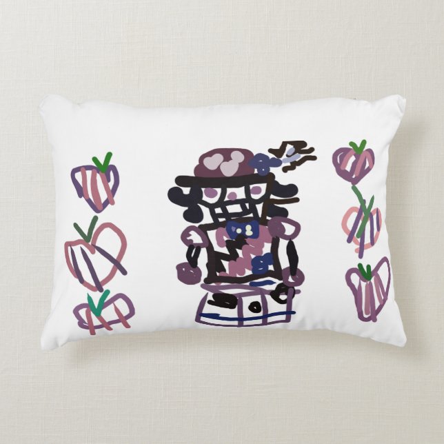 Sugar plum nutcracker decorative cushion (Front)