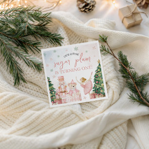 Sugar Plum Nutcracker Party Napkin