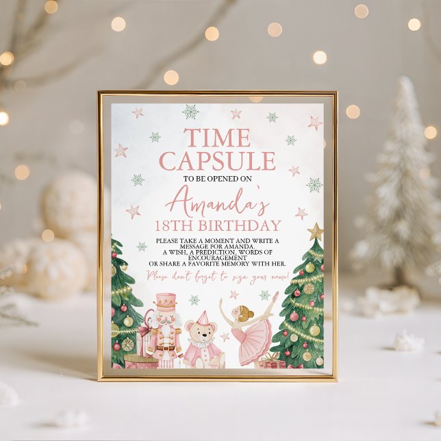 Sugar Plum Nutcracker Time Capsule Sign (Creator Uploaded)
