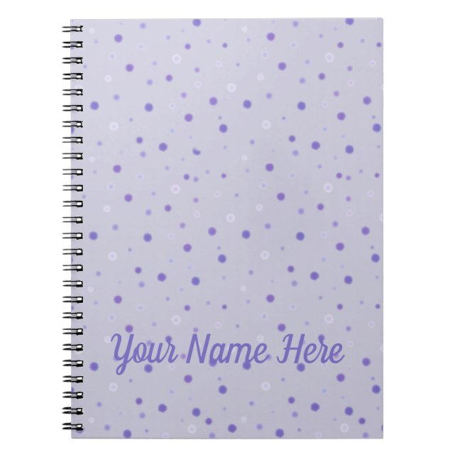 Sugar Plum Purple Notebook (Front)