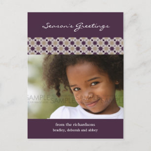 Sugar Plum Stars :: Christmas Photo Postcard
