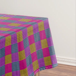 Sugar Plum Tartan Print, Tablecloth