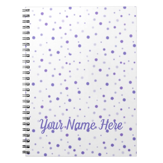 Sugar Plum White Notebook (Front)