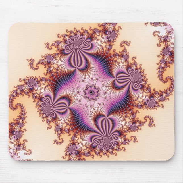 Sugar Plums - Fractal Mouse Mat (Front)