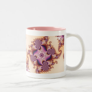 Sugar Plums - Fractal Two-Tone Coffee Mug