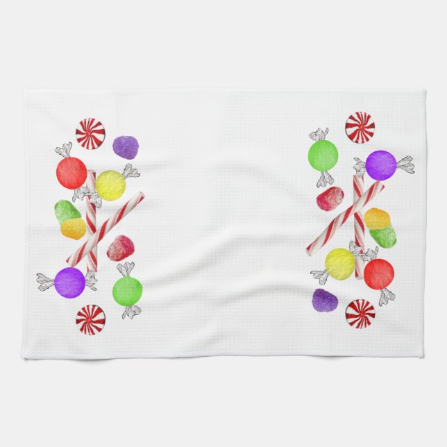 Sugar Plums Kitchen Towel (Horizontal)