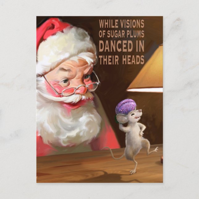 Sugar Plums Postcard (Front)