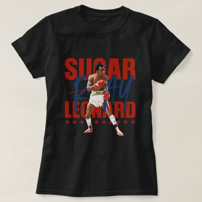 Sugar Ray Leonard  T-Shirt (Design Front)