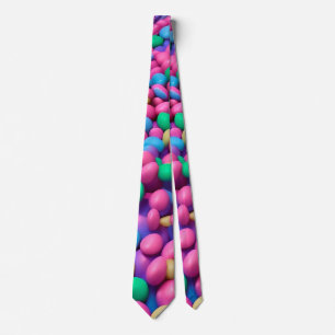 Sugar rush a candy pattern mens tie