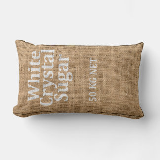 Sugar sack bag lumbar cushion