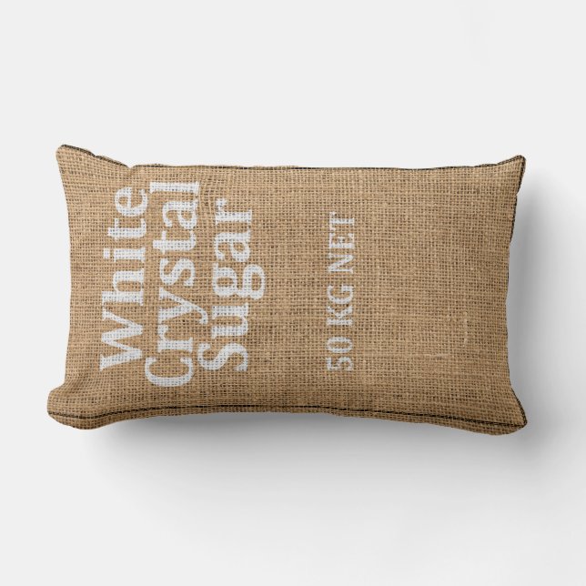 Sugar sack bag lumbar cushion (Front)