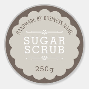 Sugar Scrub Classic Round Sticker