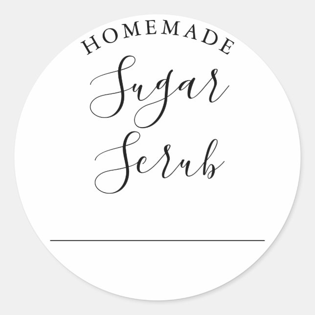 Sugar Scrub Label (Front)