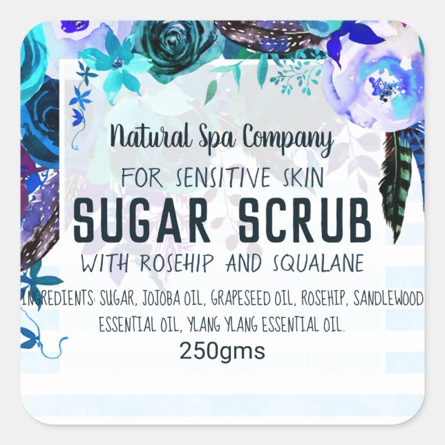 Sugar Scrub Label (Front)