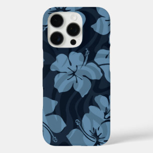 Sugar Shack Hawaiian Hibiscus Blue iPhone 16 Pro Case