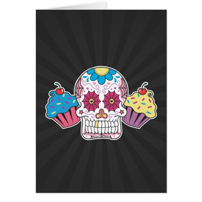 Sugar Skull and Cupcakes (Front)