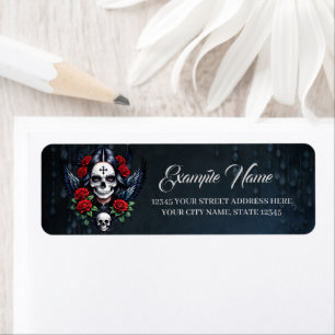 Sugar Skull Angel with Roses.