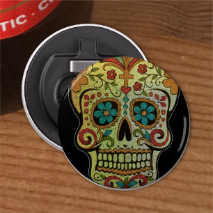 Sugar Skull Art Bottle Opener