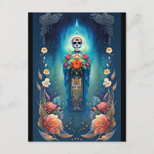 Sugar Skull Art - Celebrate Mexico's Traditions Postcard