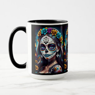 Sugar Skull Art - Cultural Beauty Mug