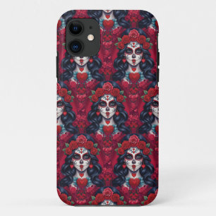 Sugar Skull Art - Enchanting Art of Skull Makeup iPhone 11 Case