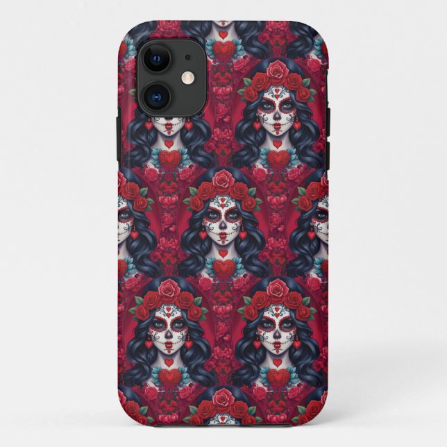 Sugar Skull Art - Enchanting Art of Skull Makeup Case-Mate iPhone Case (Back)