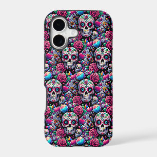 Sugar Skull Art - Floral Immortality