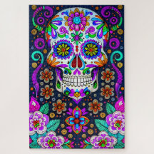 Sugar Skull Art - Life in Death