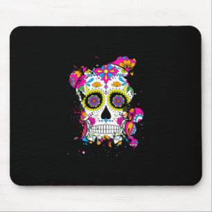 Sugar Skull Art Mouse Mat