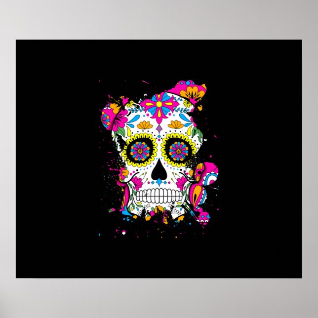 Sugar Skull Art Poster (Front)