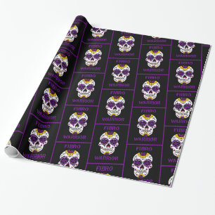 Sugar Skull/Badass...Fibro Wrapping Paper