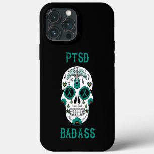 Sugar Skull/Badass...PTSD iPhone 13 Pro Max Case