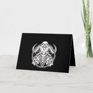 Sugar Skull Baphomet Goat Gift Card