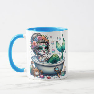Sugar Skull Bubble Bath Mug