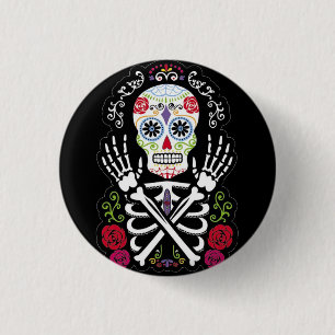 Sugar Skull Buttons