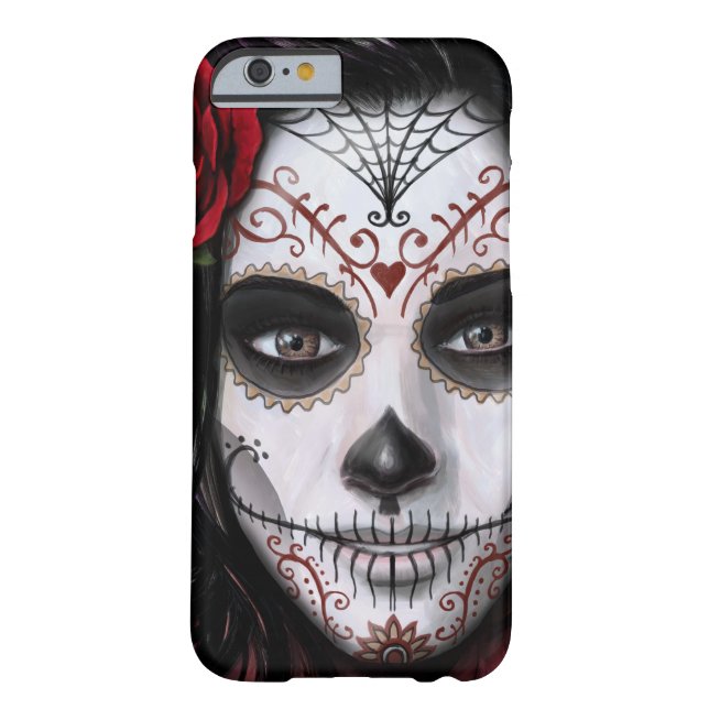 Sugar Skull by Mike Morgan Designs Case-Mate iPhone Case (Back)