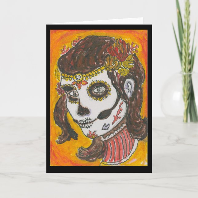 Sugar Skull by Vincent Faggella Card (Front)