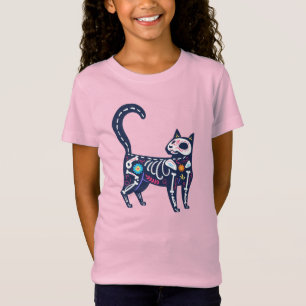 Sugar Skull Calavera Cat IV T-Shirt