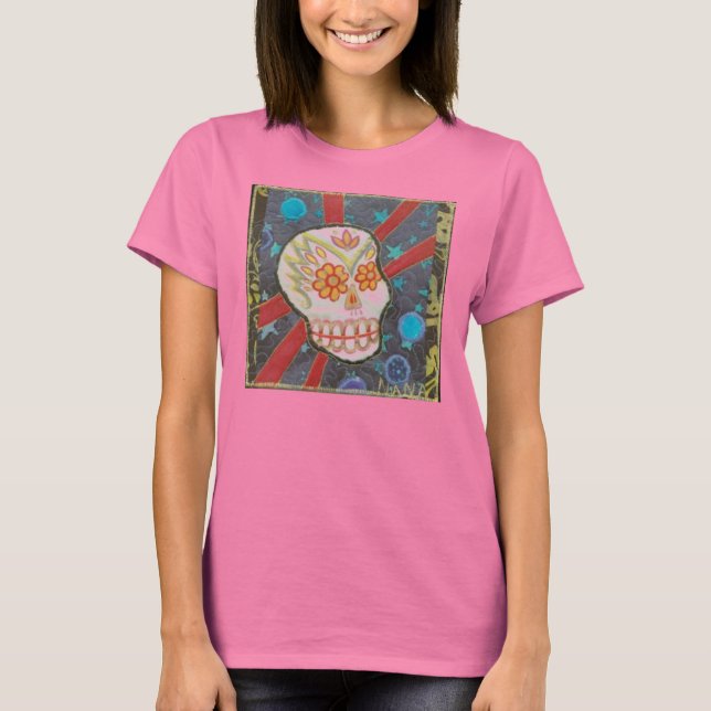 Sugar Skull Camo Shirt (Front)