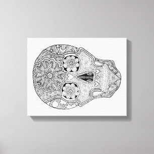 Sugar Skull Canvas Print