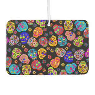 Sugar Skull Car Air Freshener