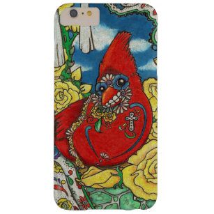 Sugar Skull Cardinal Barely There iPhone 6 Plus Case
