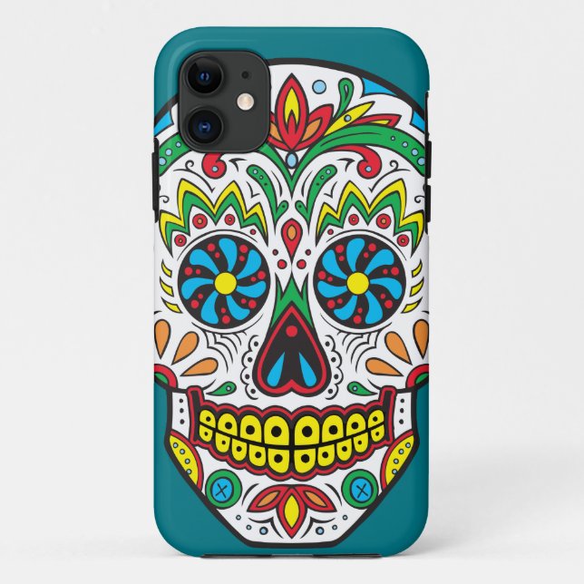 Sugar Skull Case-Mate iPhone Case (Back)