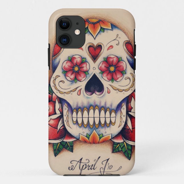 sugar skull Case-Mate iPhone case (Back)
