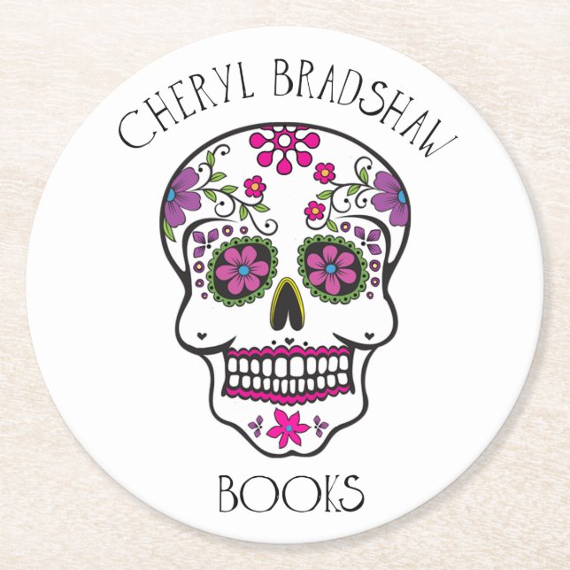 Sugar Skull Coaster (Front)