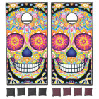Sugar Skull Cornhole Game Set - Day of the Dead