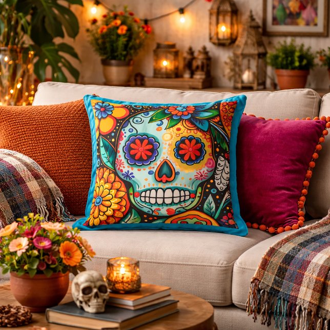 Sugar Skull Cushion (Creator Uploaded)