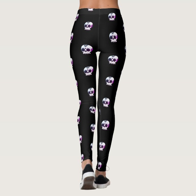 Sugar SKULL CUSTOMIZABLE Leggings (Back)