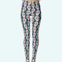 Sugar Skull Day of the Dead Dark Green